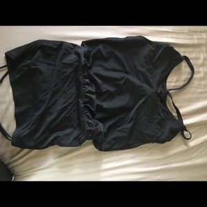 Athleta Side Scrunch Tankini  36D/DD